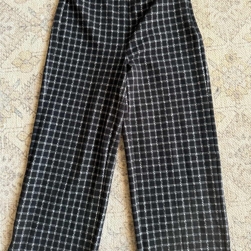 Black and White Checkered Pants